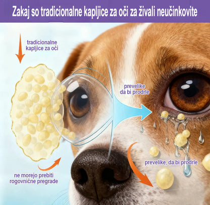 👩‍⚕️ Tainun® EyeRelief kapljice za oči za hišne ljubljenčke ✅ CE odobreno | Hitra pomoč pri vnetju veznice, suhih očeh, sivi mreni in keratitisu 🐶🐱
