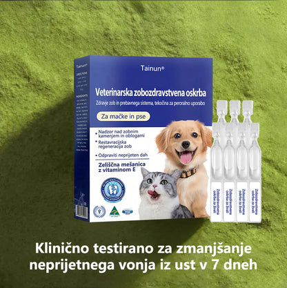 🐶🐱[🇸🇮 Uradna Trgovina] 𝐓𝐚𝐢𝐧𝐮𝐧® Oralna tekočina za podporo zobnemu in prebavnemu zdravju živali – svež zadah, odstranjevanje zobnega kamna in podpora regeneraciji dlesni ter stabilizaciji zob (za mačke in pse) – Danes 70 % popusta!