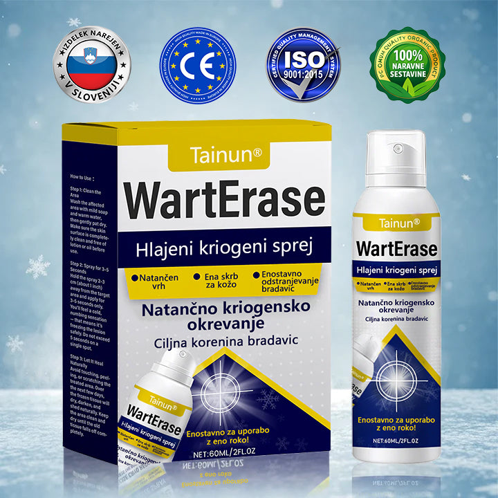 Tainun® ChillErase – spray za obnovo brazgotin po aknah ✨ | Varno odstranjuje kožne oznake, madeže & bradavice doma ✅