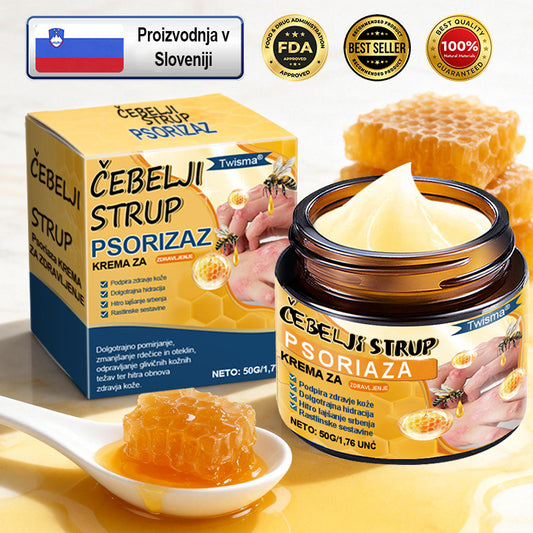 Twisma® Krema s čebeljim strupom za luskavico✨ Comfort-first nega kožne bariere za suho, luskasto in srbečo kožo — brez steroidov · nežna · primerna za vsakodnevno uporabo 💧