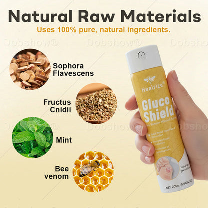 🏆 Najbolj prodajano 🔥 | Tainun® GlucoShield Čebelji strup pršilo za nego ran 🎉 Posebni časovno omejeni popust – ne zamudite!