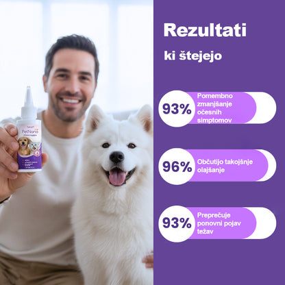Tainun® PetNano Kapljice za oči za hišne ljubljenčke ✅ Odobreno s strani CE | Hitro olajšanje pri konjunktivitisu, suhih očeh, katarakti in keratitisu 🐶🐱