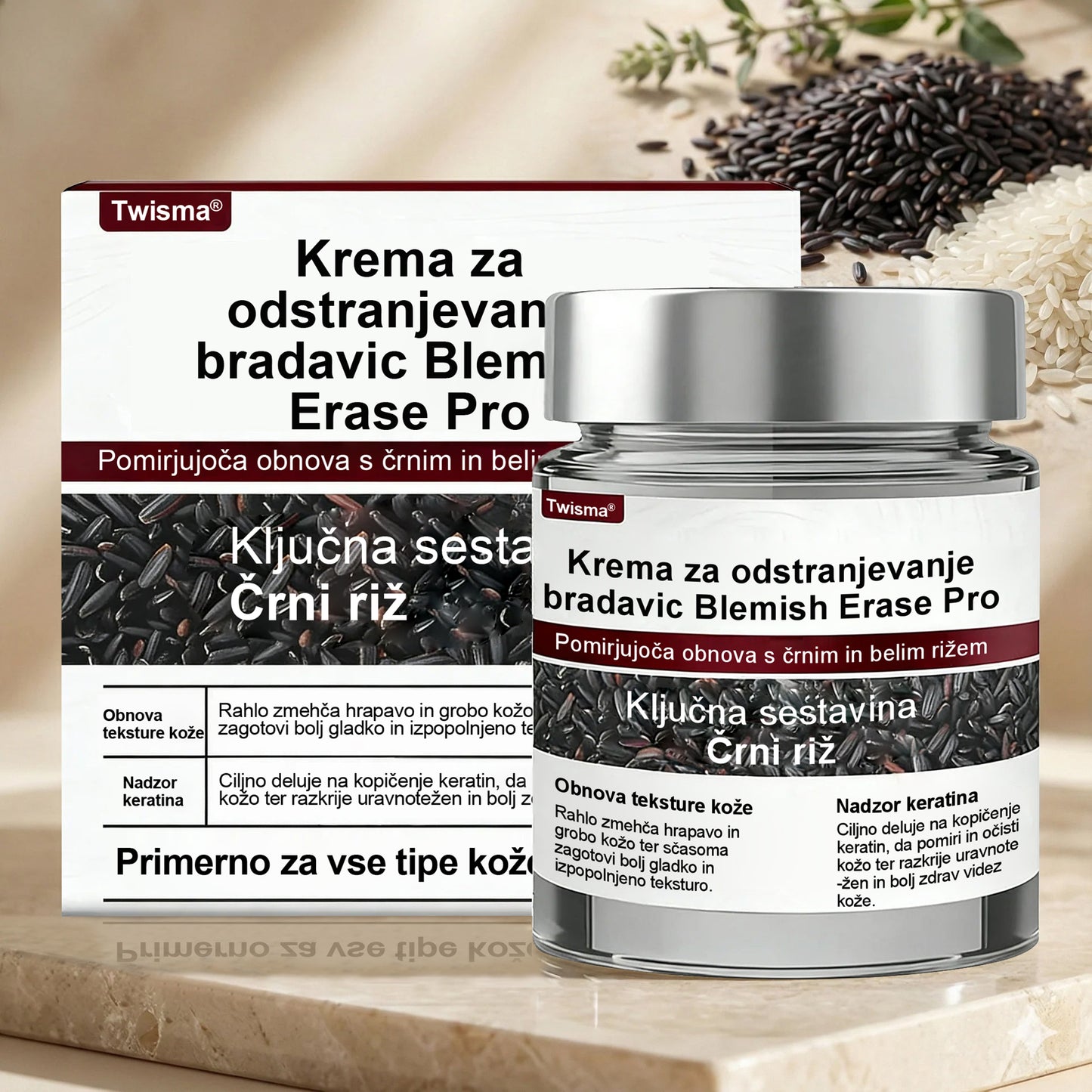 ✨ Twisma® Crema Pro za odstranjevanje bradavic in madežev 🧑‍⚕️ Hitro olajšanje in vidni rezultati že v samo 2 tednih