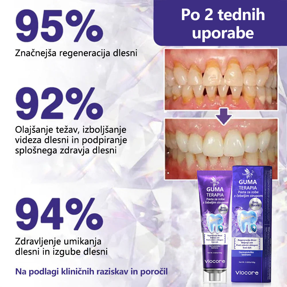 🌟Twisma® VioCore Propolis zobna pasta 🦷 Olajšanje zobobola v 3 dneh · 7-dnevna obnova dlesni · Preprečevanje parodontalne bolezni · Popolna kombinacija čebeljega strupa in naravnih mineralov