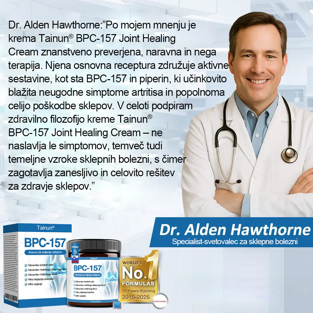 Twisma® BPC-157 krema za regeneracijo sklepov 🦴 Pomaga pri artritisu, nevropatiji, revmatizmu, športnih poškodbah in drugih težavah 🦵 | Zadnji dan akcije – 80 % POPUST | 🏆