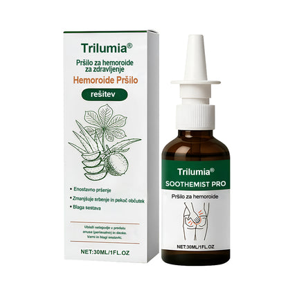 Trilumia® SootheMist PRO – Hitro olajšanje bolečin in krvavitev pri hemoroidih 🔥 100 % naravno zeliščno, brez dodatkov