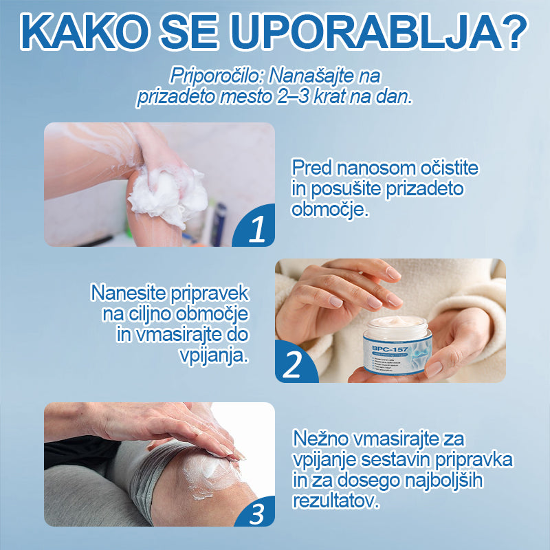Twisma® BPC-157 krema za regeneracijo sklepov 🦴 Pomaga pri artritisu, nevropatiji, revmatizmu, športnih poškodbah in drugih težavah 🦵 | Zadnji dan akcije – 80 % POPUST | 🏆