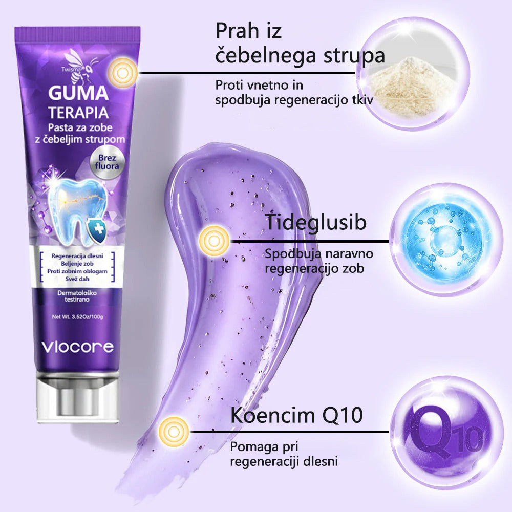 🌟Twisma® VioCore Propolis zobna pasta 🦷 Olajšanje zobobola v 3 dneh · 7-dnevna obnova dlesni · Preprečevanje parodontalne bolezni · Popolna kombinacija čebeljega strupa in naravnih mineralov