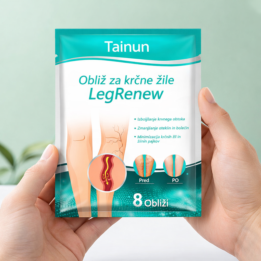 Tainun® LegRenew obliž za krčne žile izboljša zdravje ven in odpravi krčne žile – brez operacije