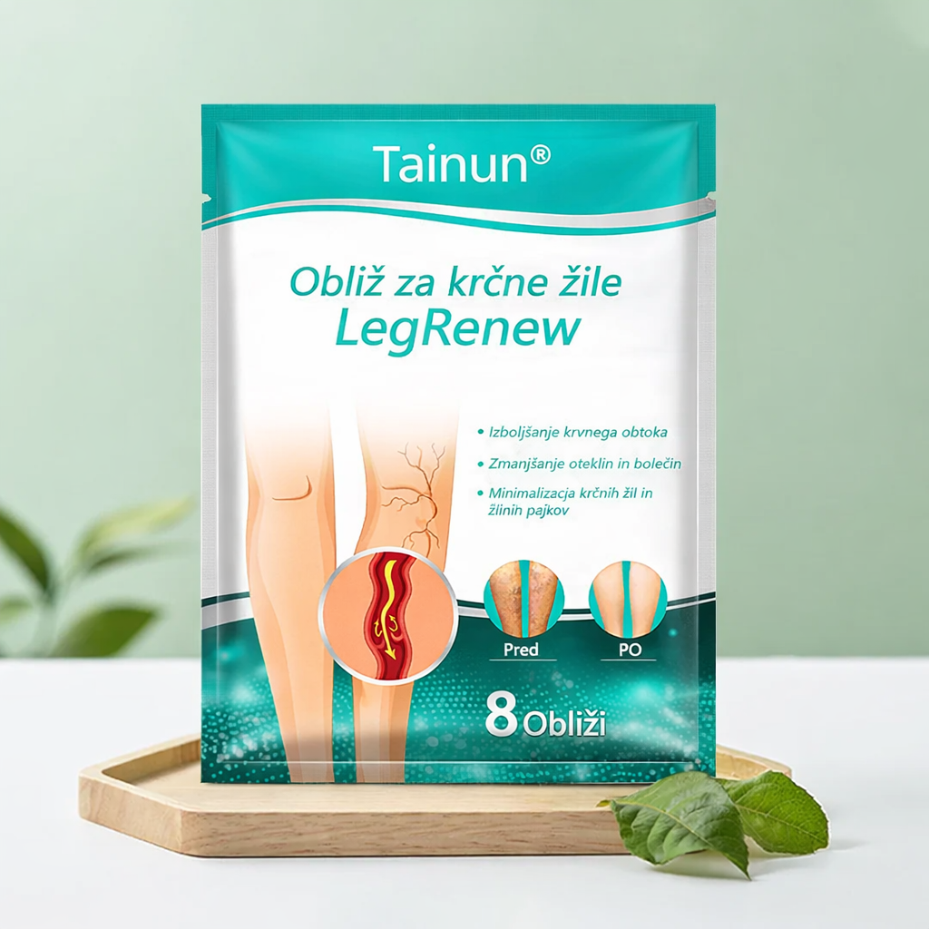 Tainun® LegRenew obliž za krčne žile izboljša zdravje ven in odpravi krčne žile – brez operacije